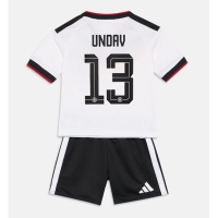 Camiseta Alemania Deniz Undav #13 Primera Equipación Replica Mundial 2026 para niños mangas cortas (+ Pantalones cortos)
